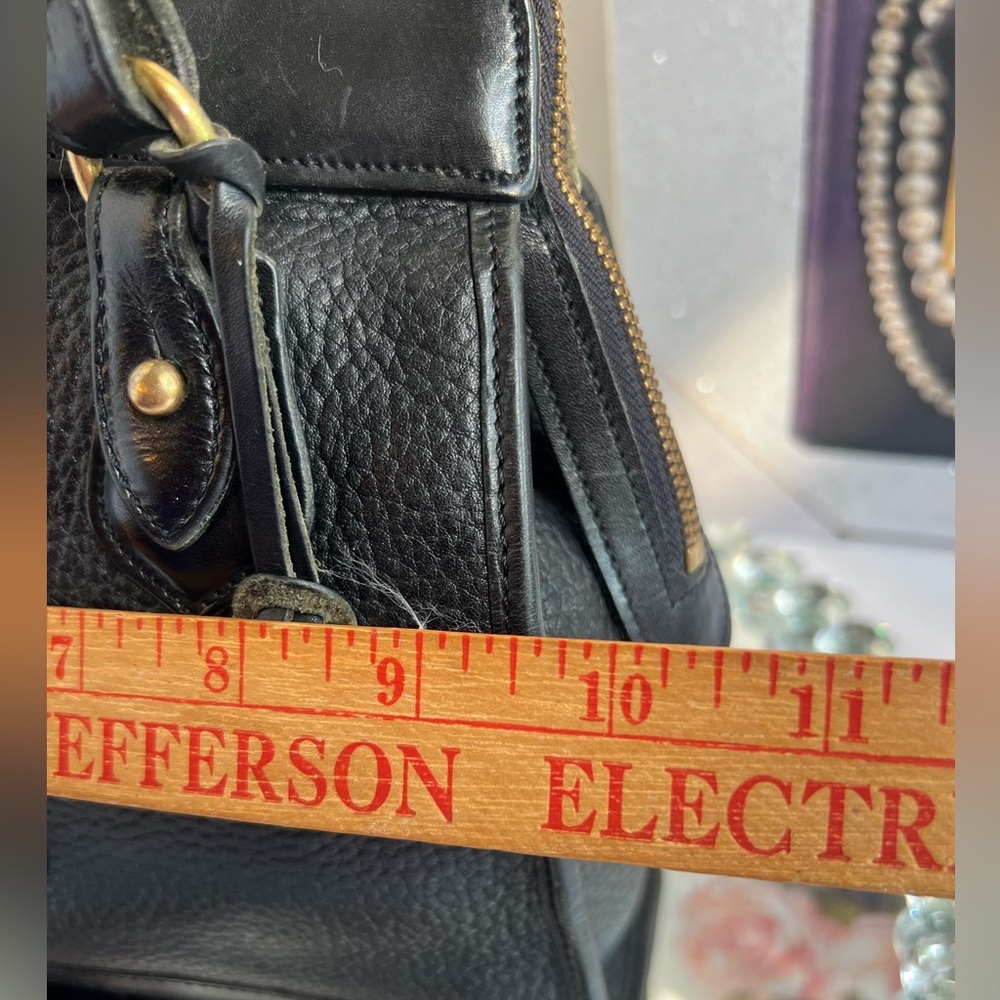 Dooney & Bourke vinyl Black Pebbled Leather Shoulder Bag - Picture 13 of 16